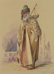 A Dervish with Leopard Skin, c.1855